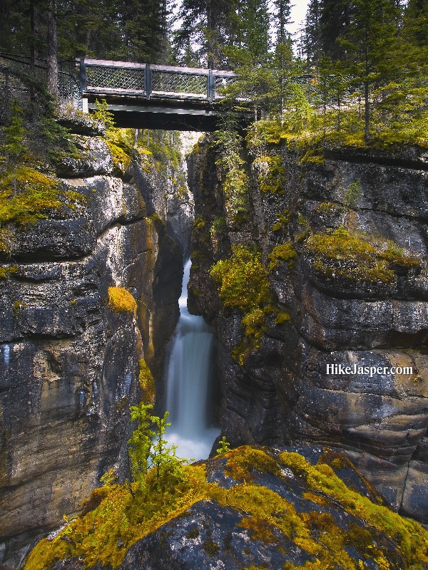 Hiking Maligne Canyon in Jasper, Alberta