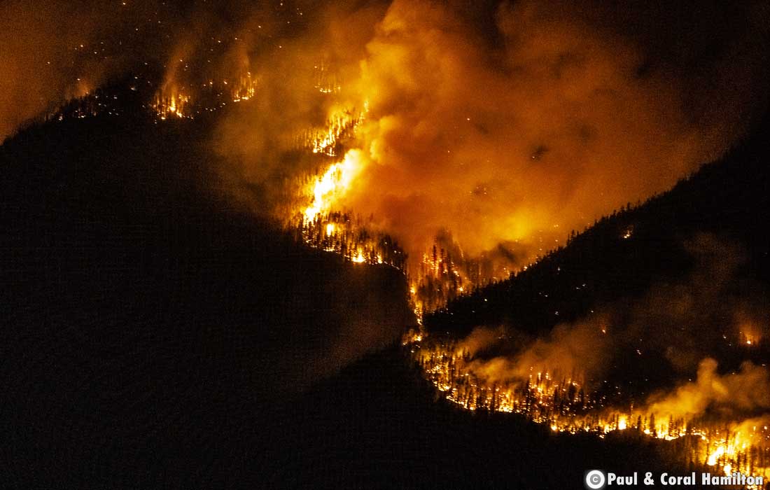 Proactive closure of Snaring and Snaring Overflow Campgrounds due to Chetamon wildfire in Jasper National Park