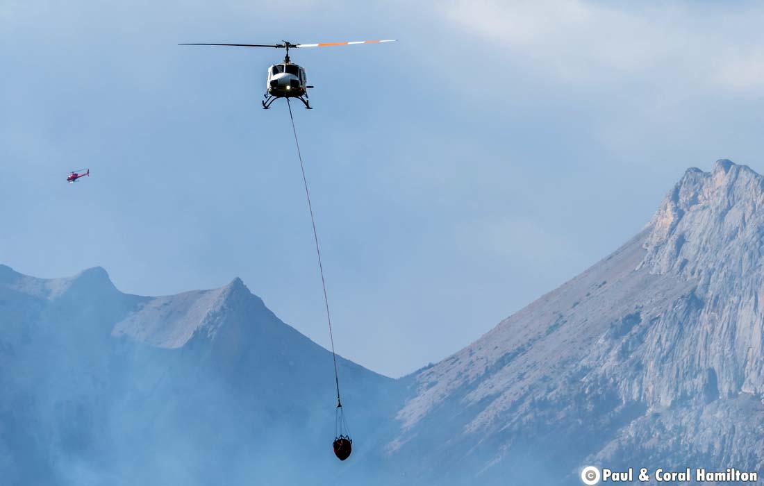 Jasper Wildfire - Parks Canada working with Alberta Agriculture and Forestry