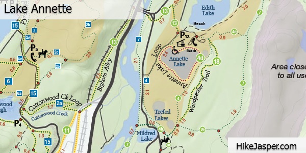 Lake Annette Map