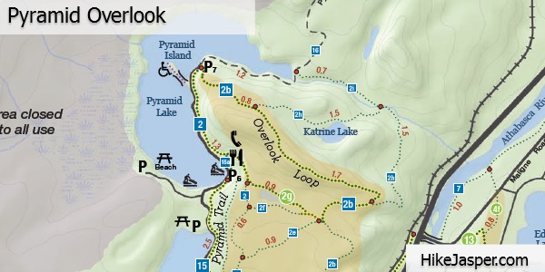 Pyramid Overlook Map