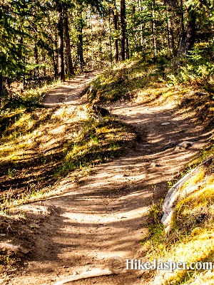 Pyramid Lake and Athabasca Overlook Opening Trail