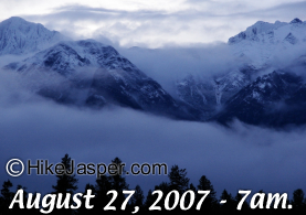 Skyline Trail on August 27th in Bad Weather