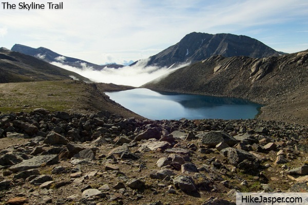 Skyline Trail Lakes in Jasper National Park