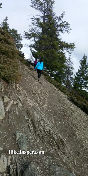 Jasper Alberta's Old Fort Point Climb